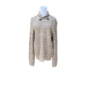 Vintage Weatherproof Knit Shawl Collar Long Sleeve Pullover‎ Sweater Size XXL